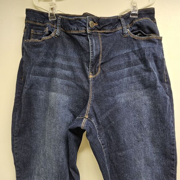 Ymi Womens Blue Distressed Jeans Size 20 - Picture 4 of 16
